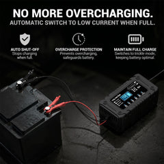 Voltstar clamps and ring terminals ready to connect, enabling safe battery access