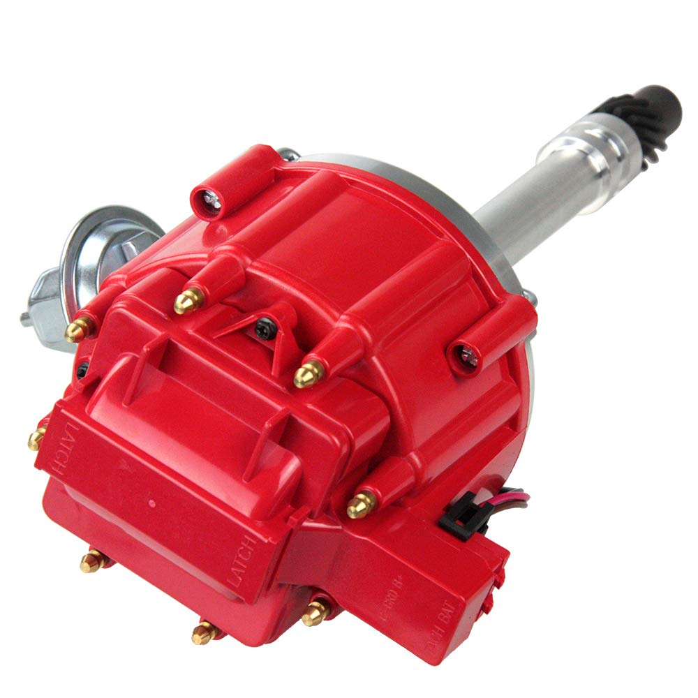 Voltstorm front view red cap showing OE-fit and easier installation benefit