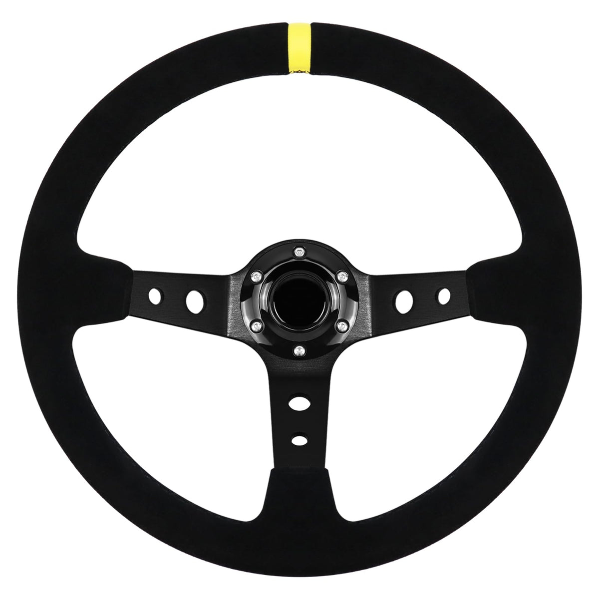VOONKE front view showing deep dish wheel, improved steering control