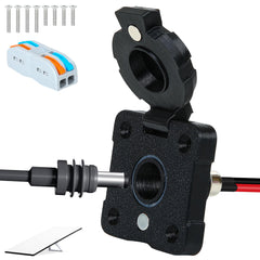 VORZOKISPL front faceplate mounted showing neat exterior finish and weather protection