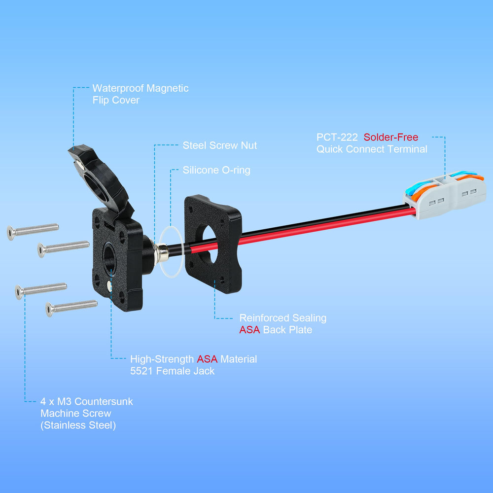 VORZOKISPL stainless screws and hardware resisting corrosion for marine use