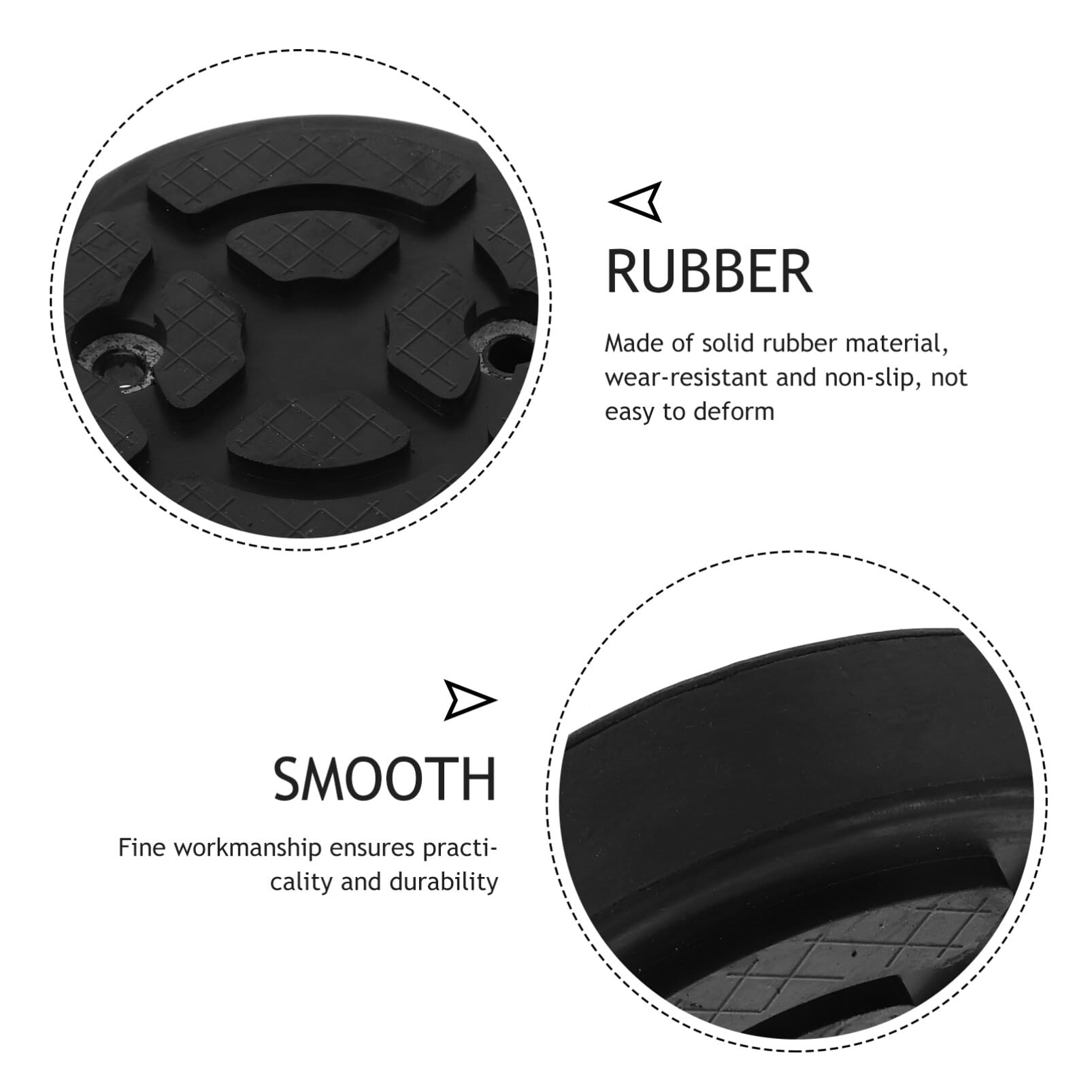 Stacked VOSAREA pads showing durable thickness and compression resistance for repeated lifts