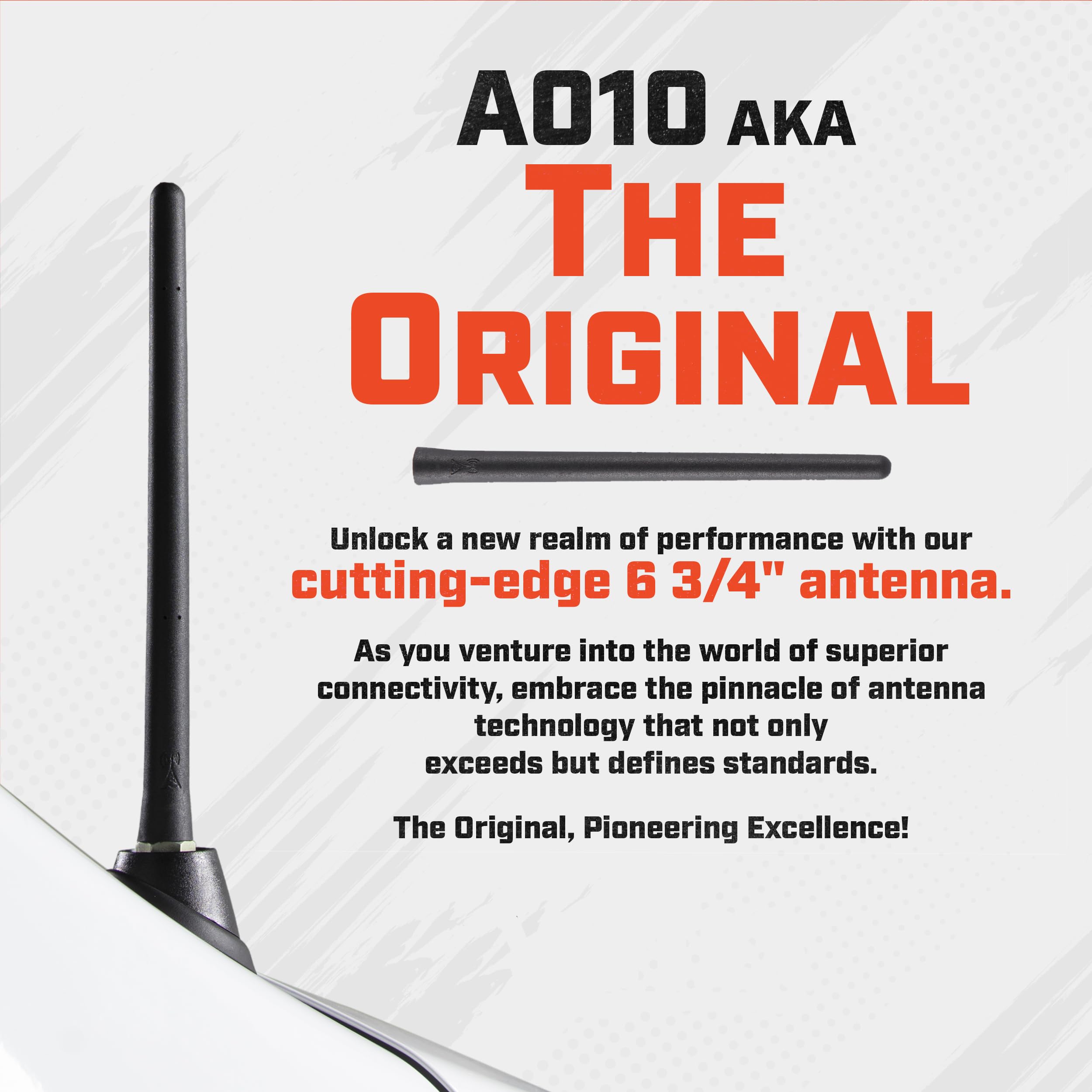 Votex antenna during automatic car wash illustrating break-resistant durability