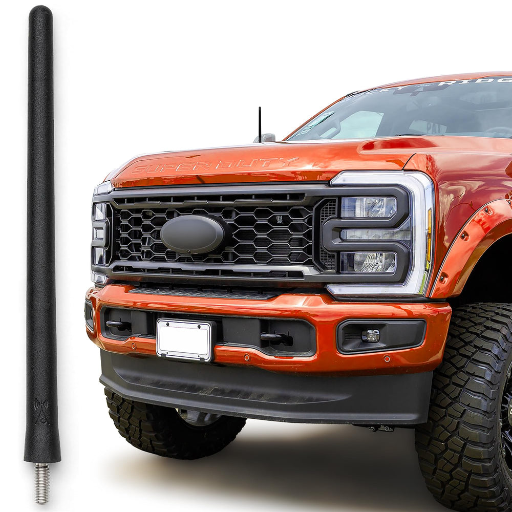 Votex front antenna mounted showing sleek low-profile and enhanced styling