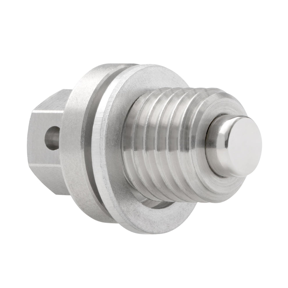 Votex front view stainless steel plug showing durable finish and reliable sealing