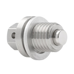Votex front view stainless steel plug showing durable finish and reliable sealing