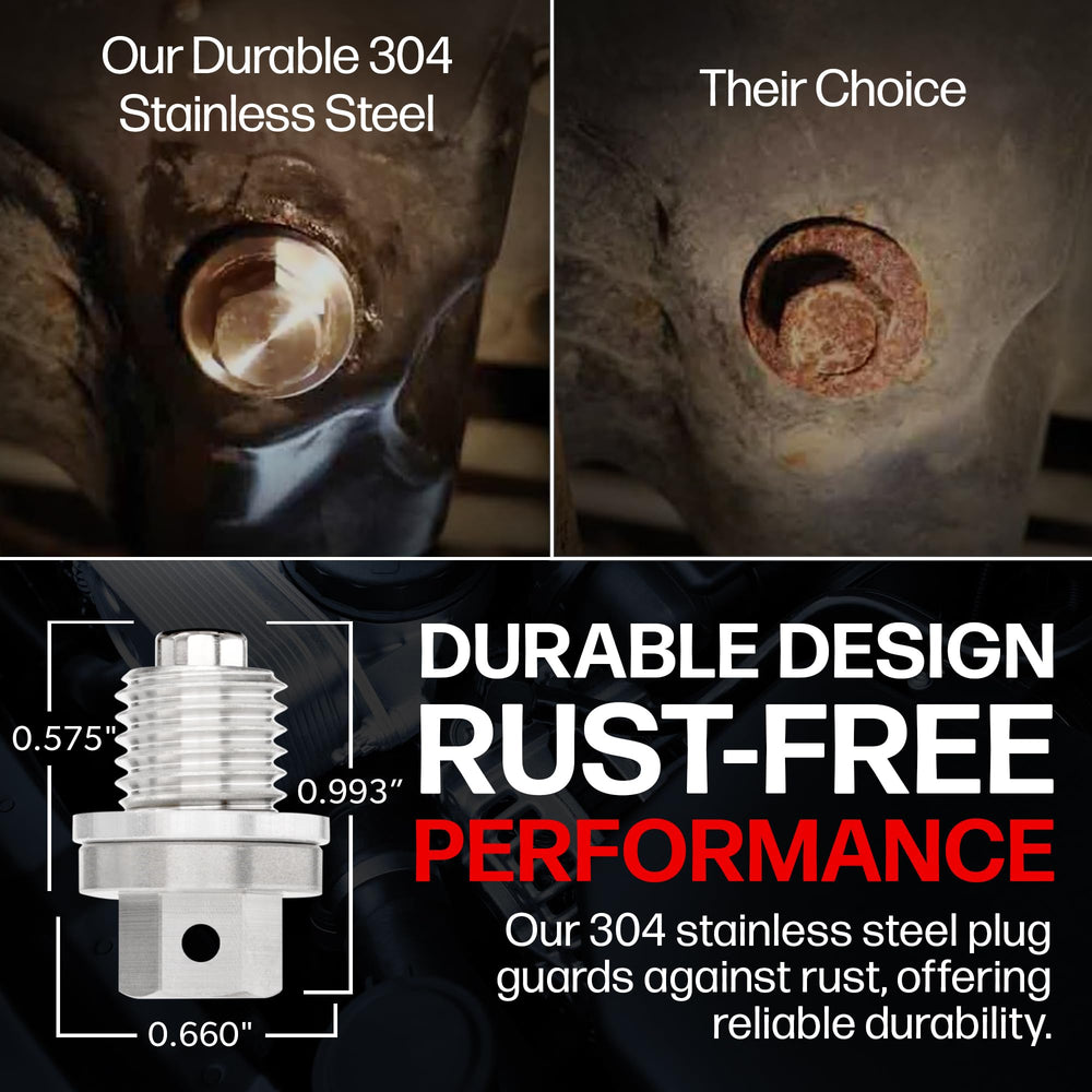 Votex installed in a Predator generator drain port demonstrating direct fitment