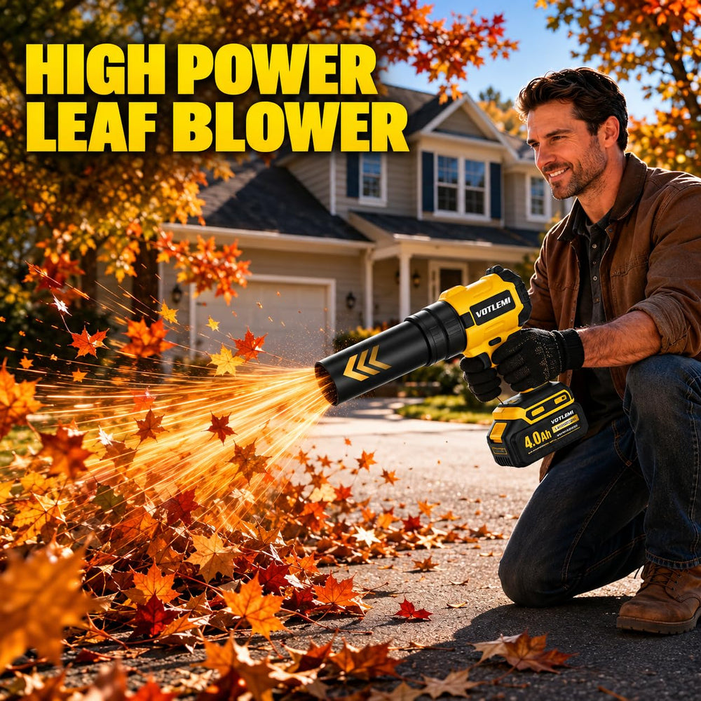 VOTLEMI dual 4.0Ah batteries and charger, longer runtime benefit