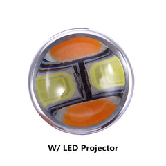 Vouke bulb illuminating white parking/DRL for improved daytime visibility