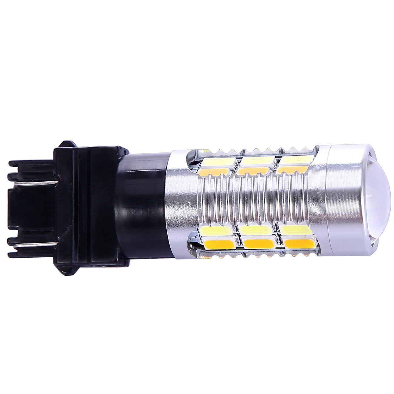 Vouke bulb next to a coin showing compact size and easy fitment