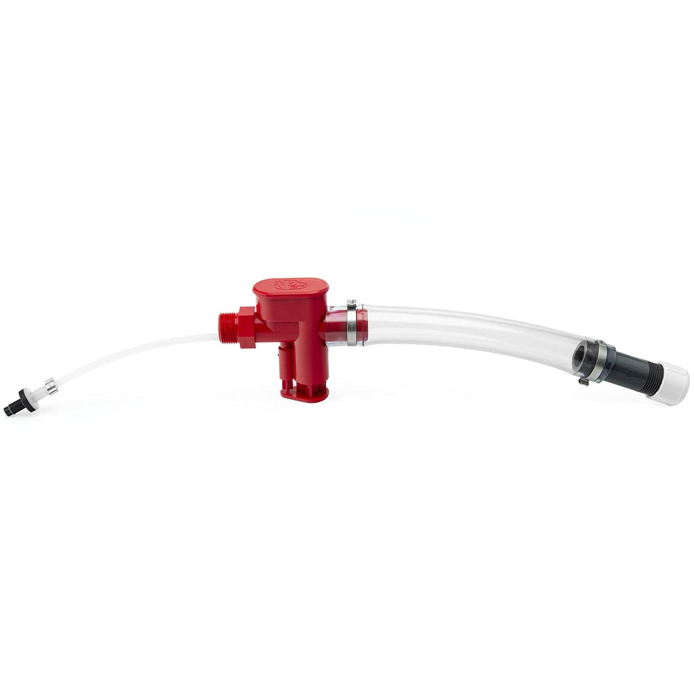 VP Racing nozzle filling racecar tank shows precise, spill-reducing flow