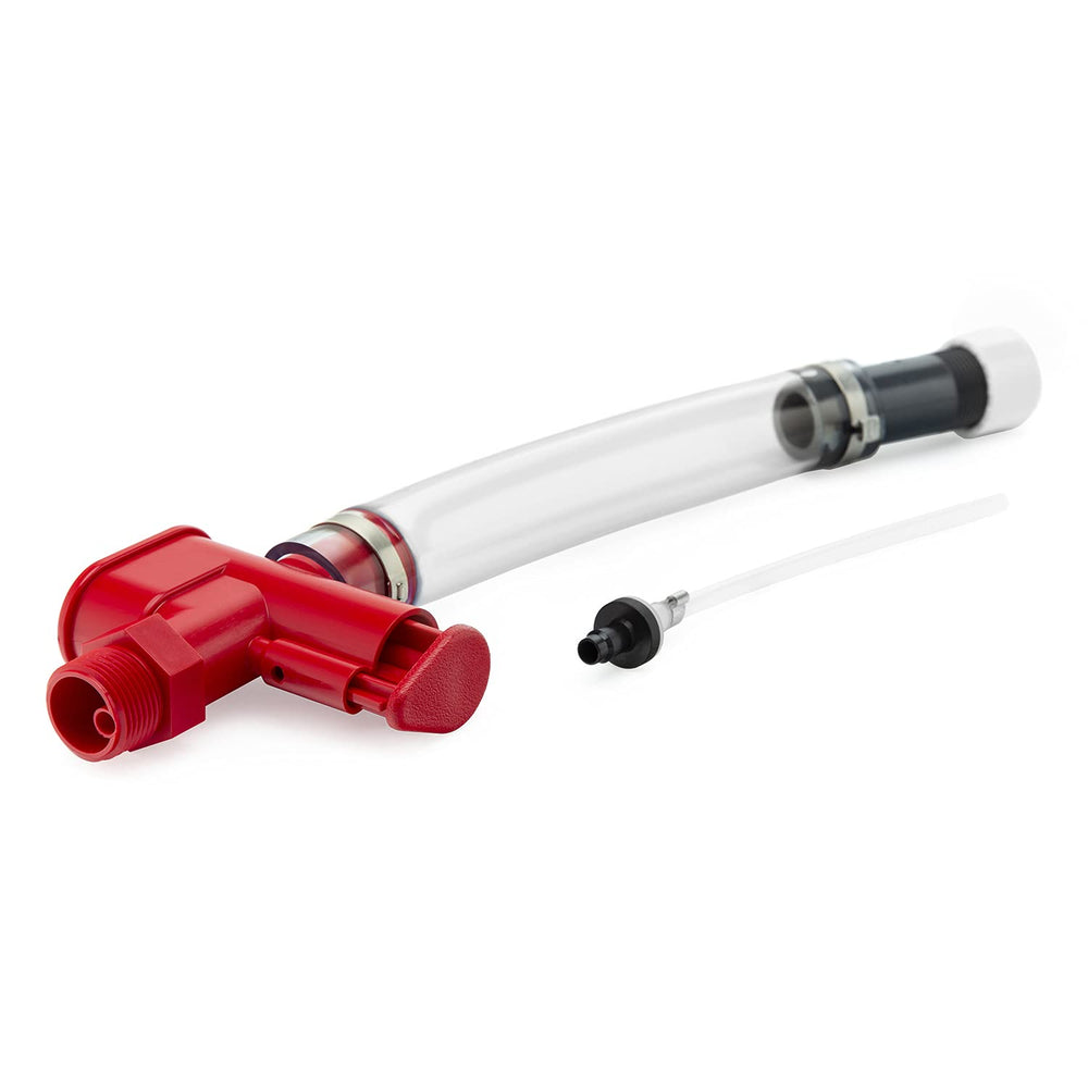 VP Racing trigger close-up shows ergonomic control for safer pouring