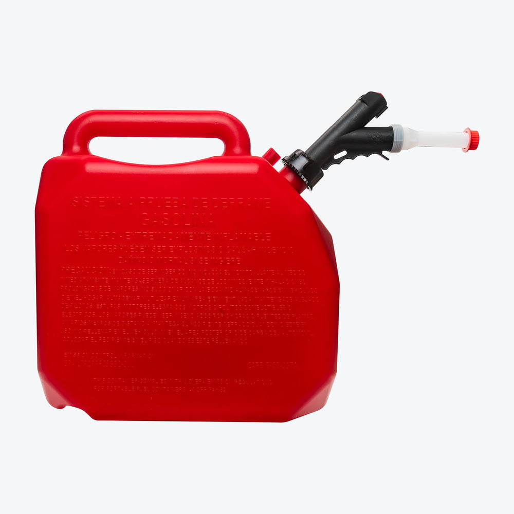 VP Racing next to toolbox to show 5.5-gallon size and scale benefits