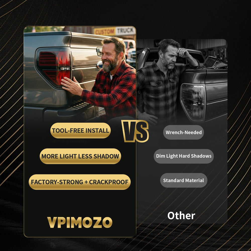 VPIMOZO on truck at night showing clear signal visibility benefit