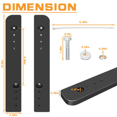 VPZMT hardware kit laid out for quick bolt-on installation benefit