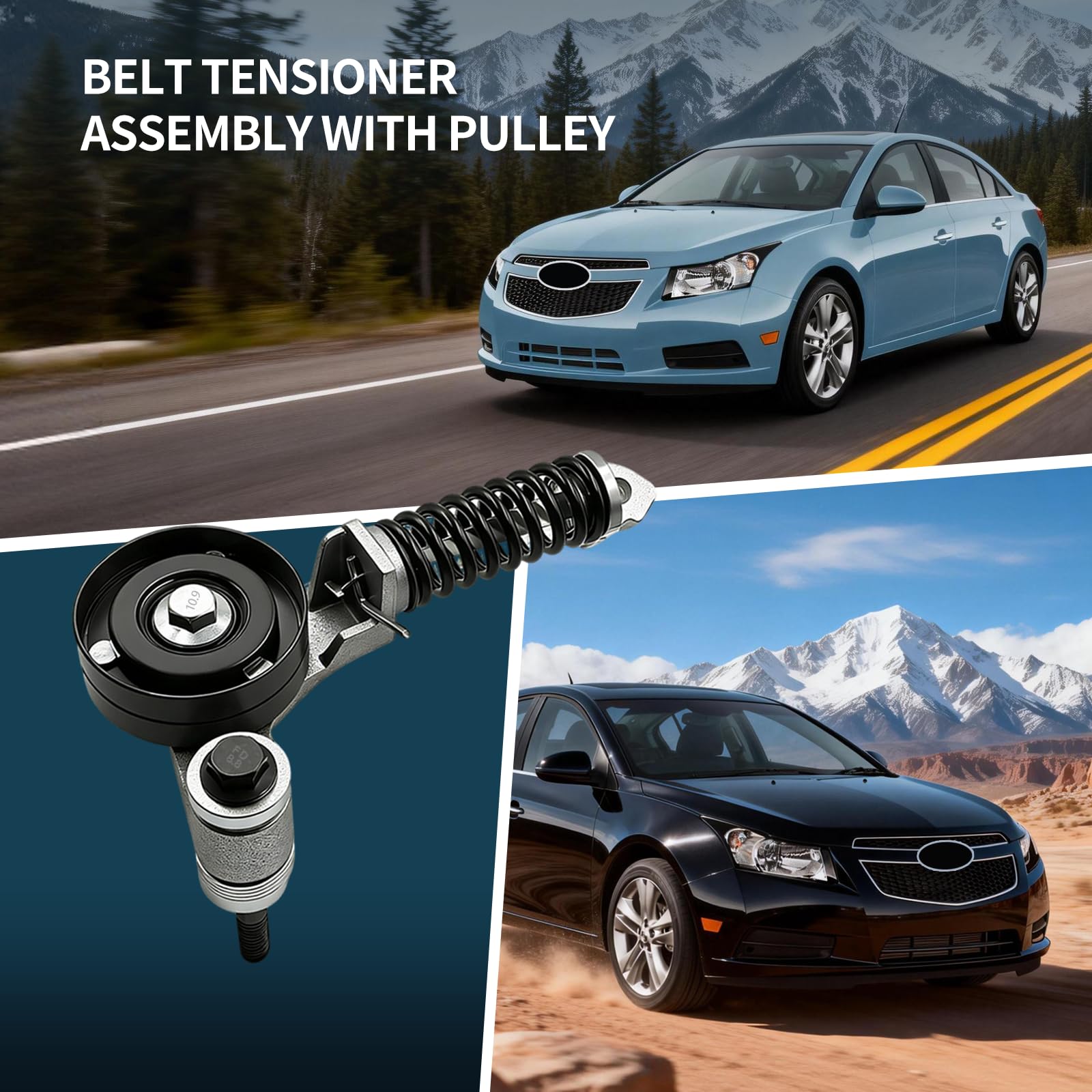 VROVO tensioner spring and bearing detail emphasizing durable construction
