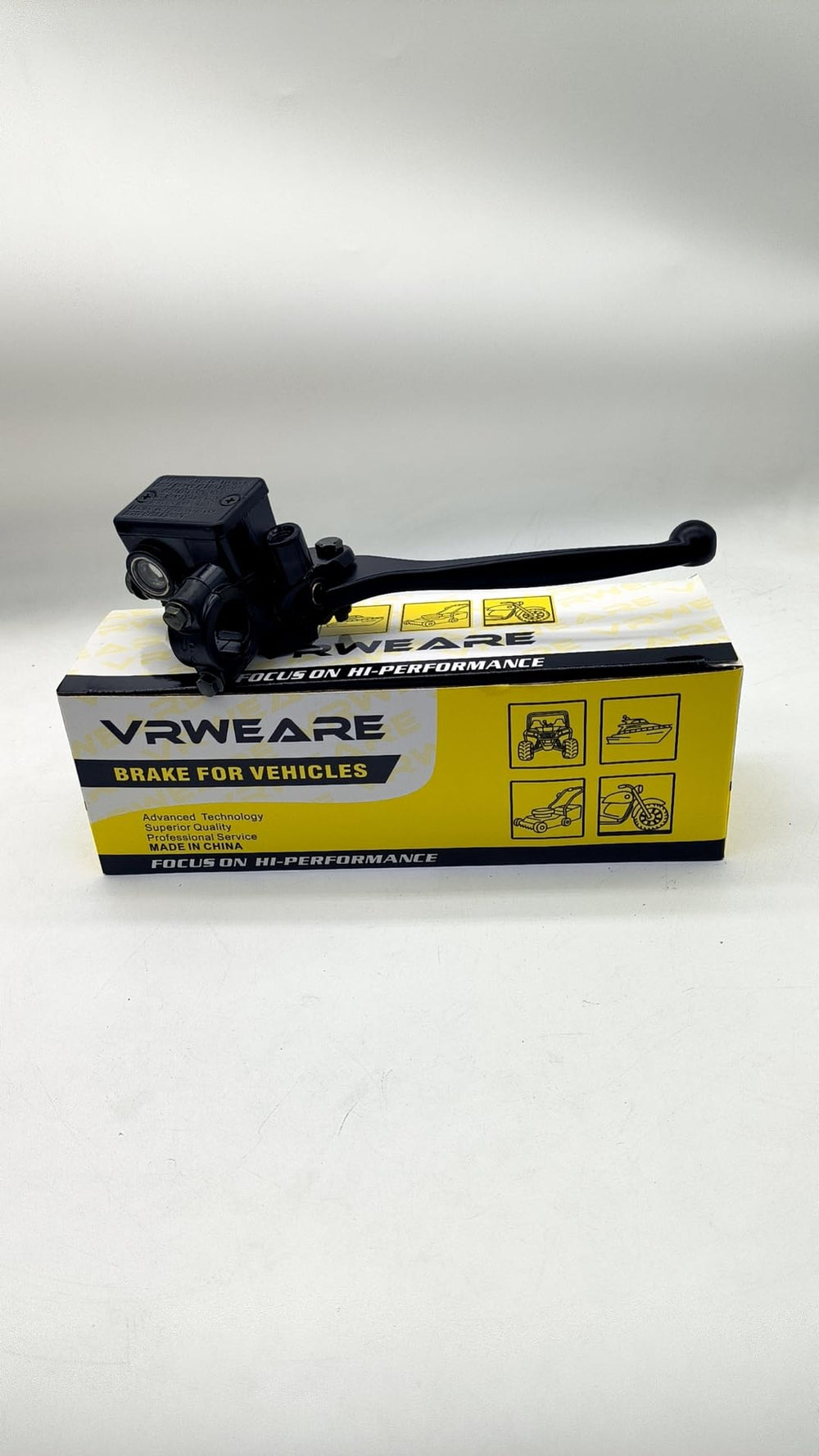VRWEARE installed on scooter showing compatibility and improved control