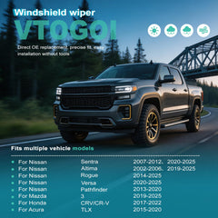 VTOGOI close-up of natural rubber edge delivering smooth, streak-free wipe