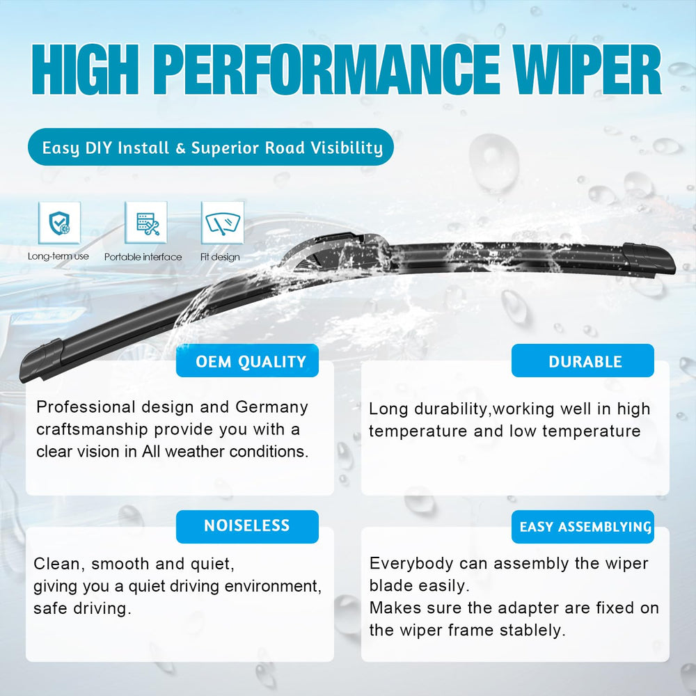 VTOGOI installed front wiper on RAV4 for improved visibility