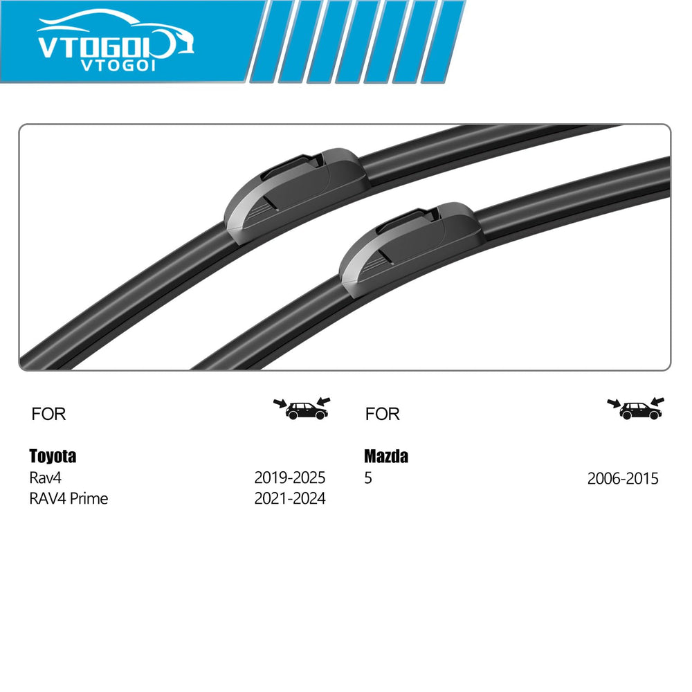 VTOGOI asymmetric spoiler and steel spring for even pressure
