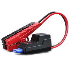 VTOMAN jumper cable front view showing connectors and ready status benefit