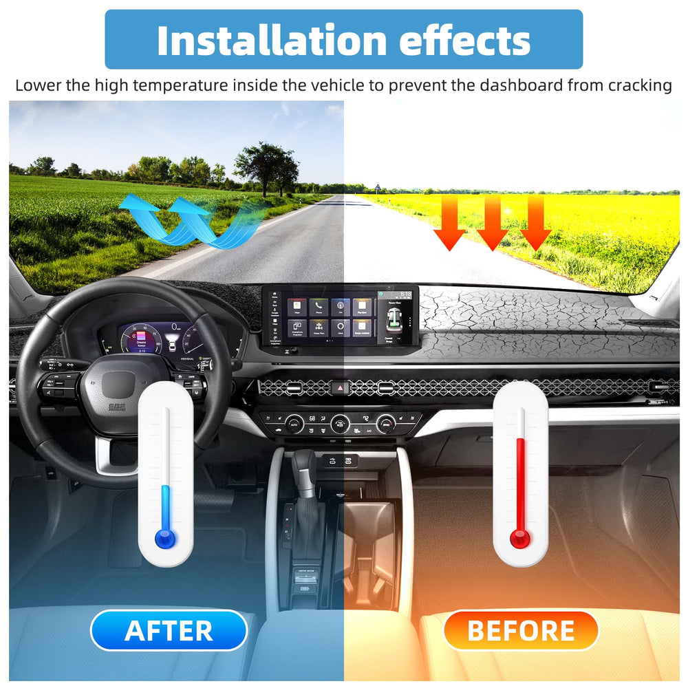 VTVWNM installed on Honda Accord dashboard improving visibility