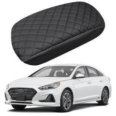 VTVWNM front view of armrest cover showing clean leather and refined look enhancing interior