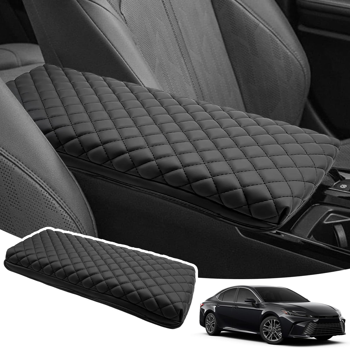 VTVWNM front view center console cover showing full protection and polished look