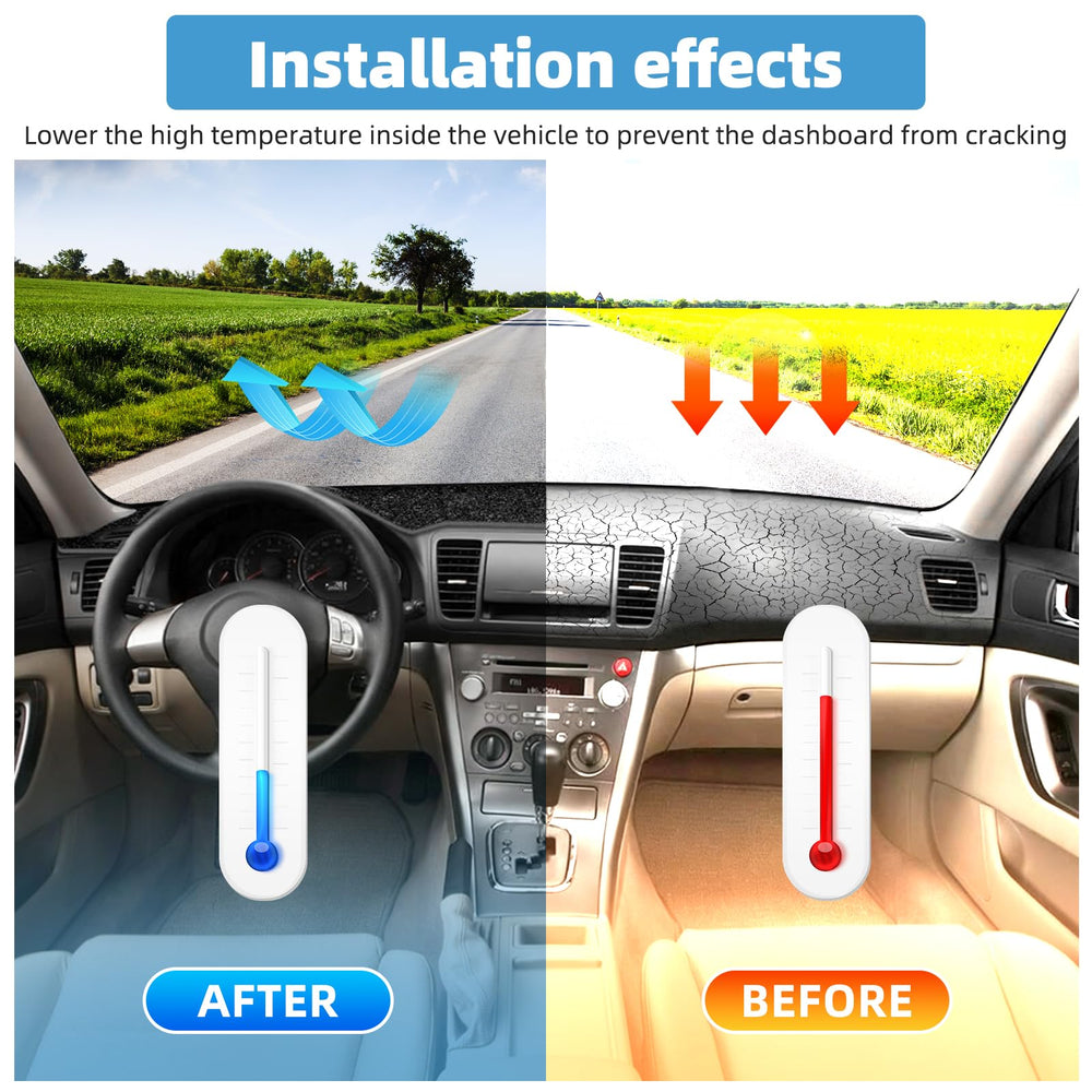 VTVWNM installed reducing windshield glare for safer visibility