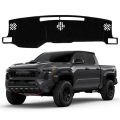VTVWNM front view of dash cover showing exact Tacoma fit and a clean interior look