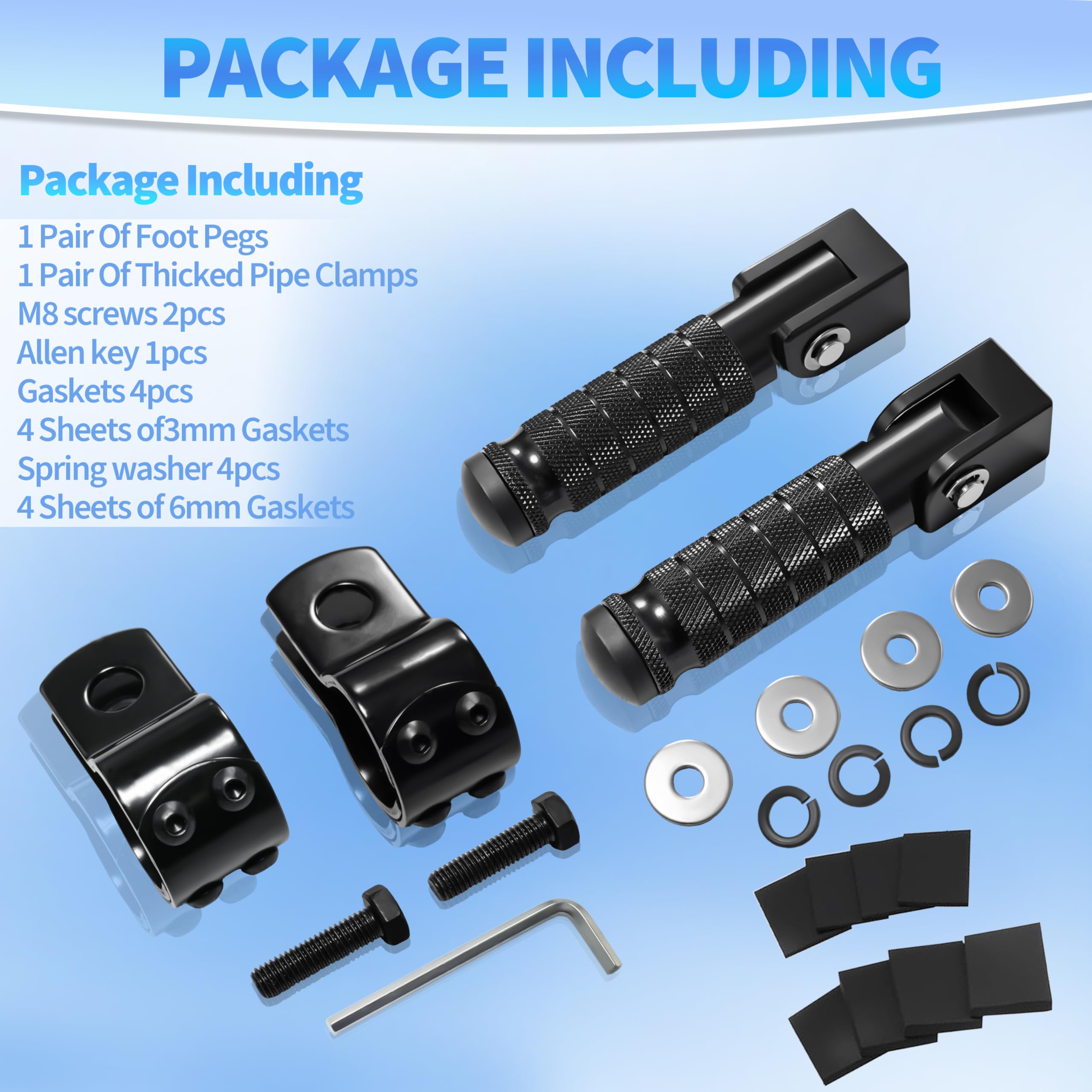 VUOZIP clamp and hardware kit laid out for quick non-destructive installation