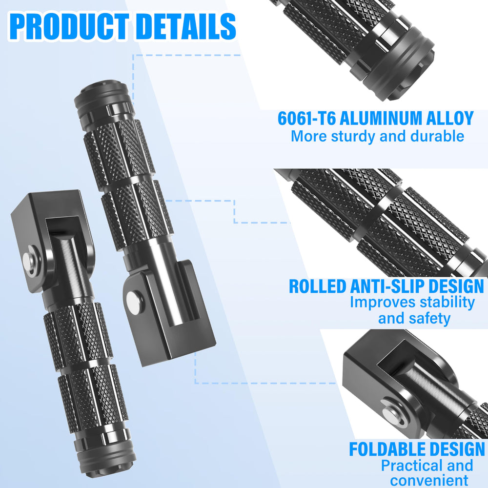 VUOZIP close-up of folding hinge highlighting secure fold benefit
