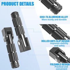 VUOZIP close-up of folding hinge highlighting secure fold benefit