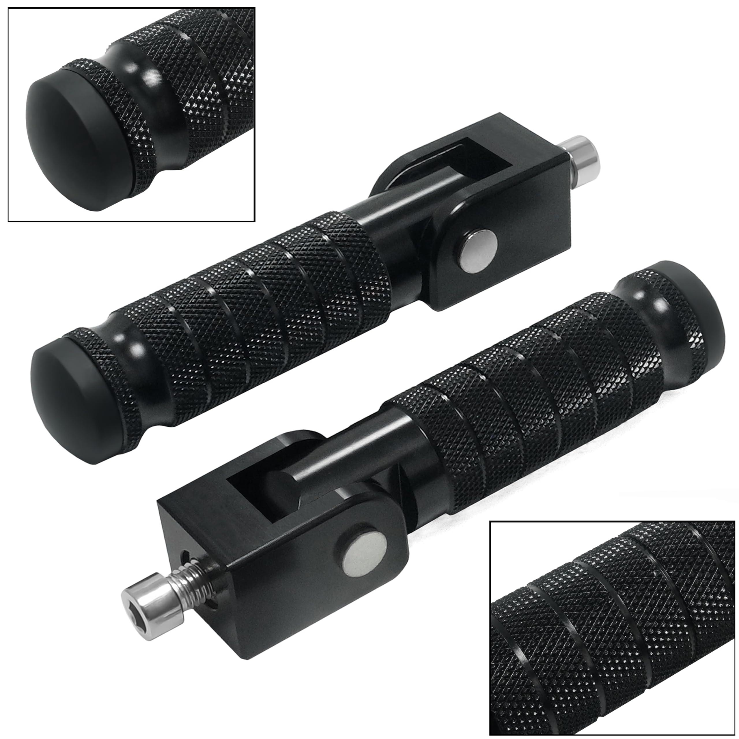 VUOZIP knurled surface close-up highlighting anti-slip texture for safer footing