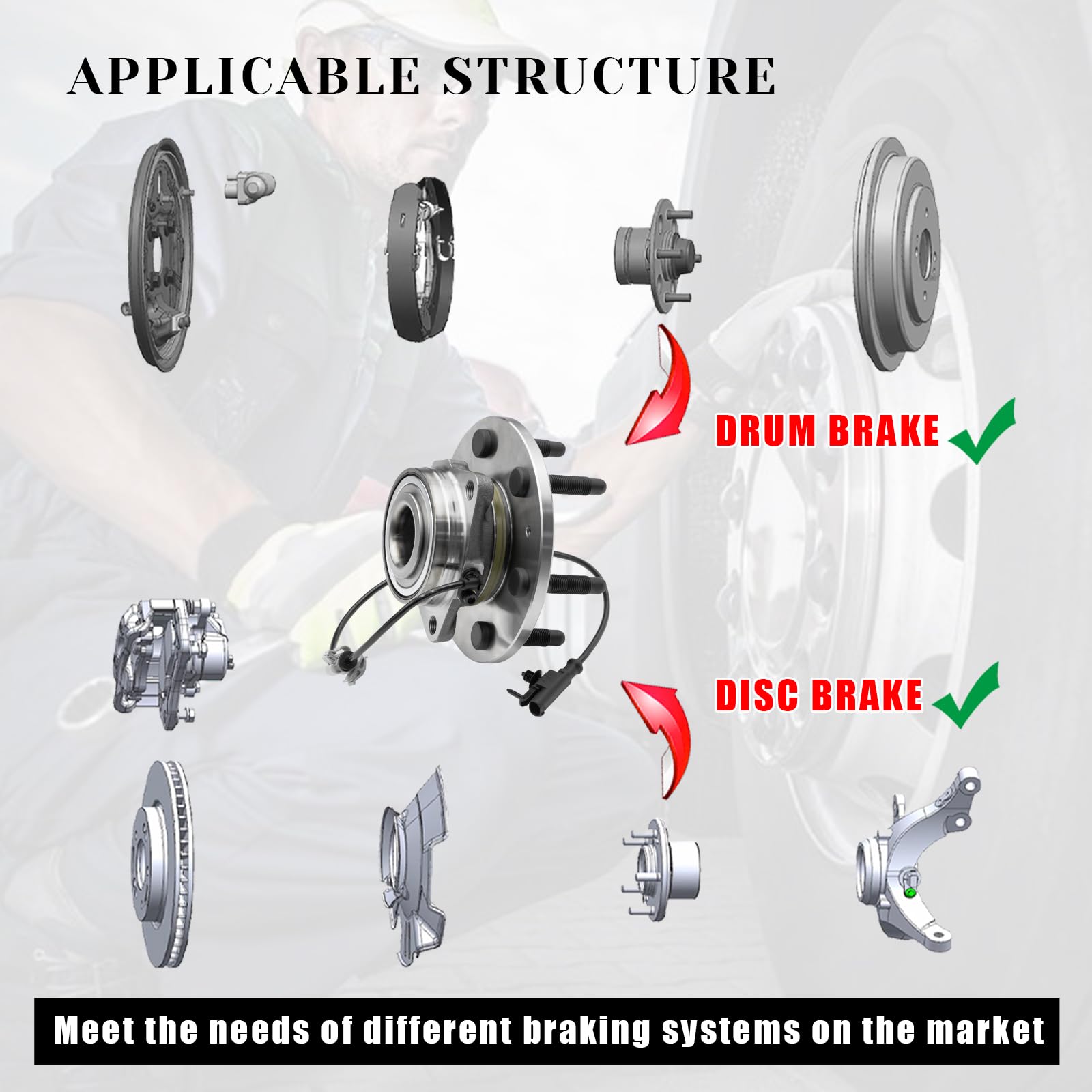 Vurkcy six-lug flange delivering secure wheel mounting