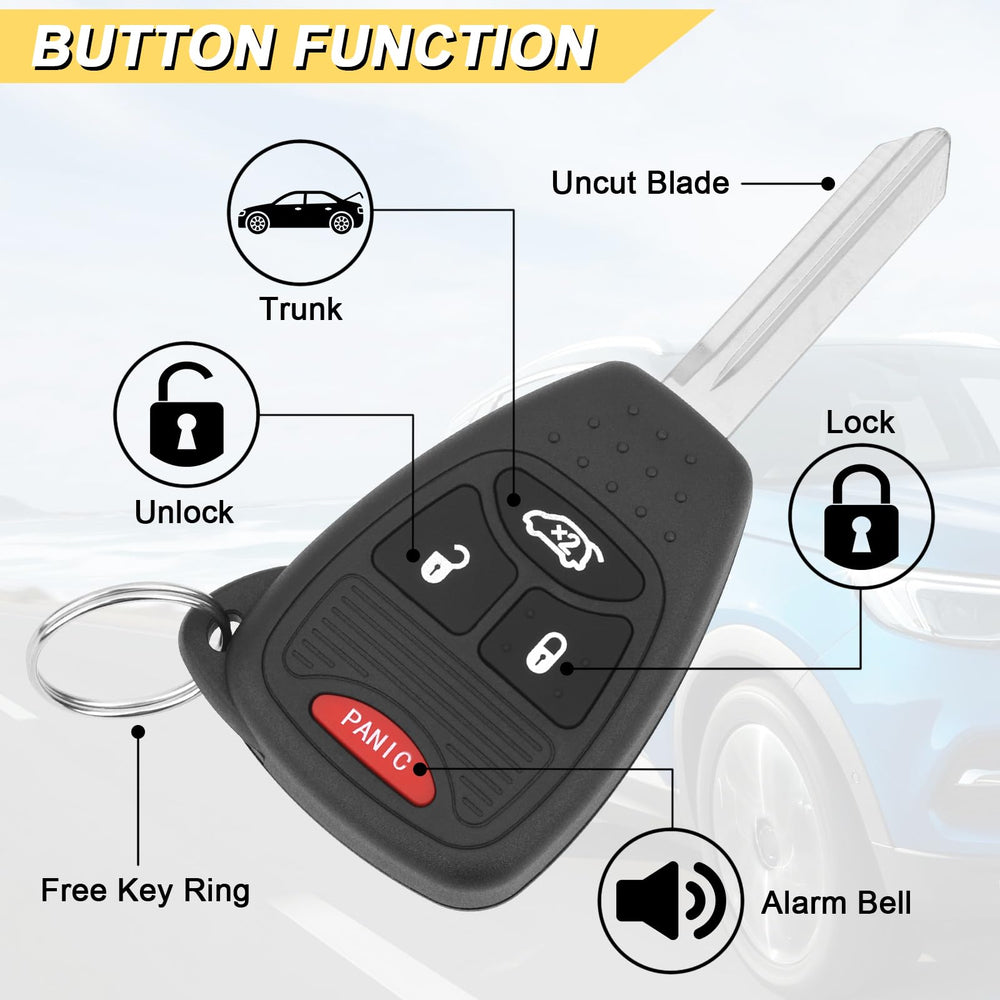 Vurkcy rear label showing FCC ID and part number for correct vehicle match