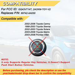 Vurkcy back view label with part number ensures correct fit and easy identification