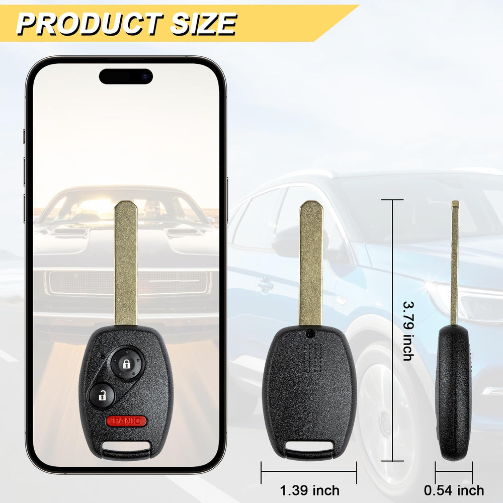 Vurkcy battery preinstalled inside remote for immediate locksmith programming
