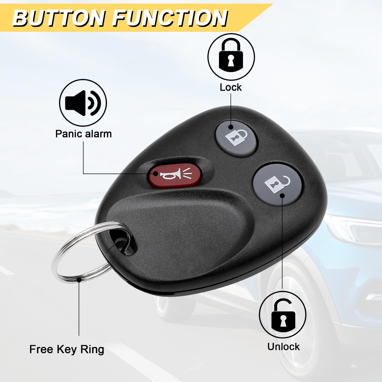 Vurkcy close-up of rubber buttons highlighting tactile feel and durable use benefit
