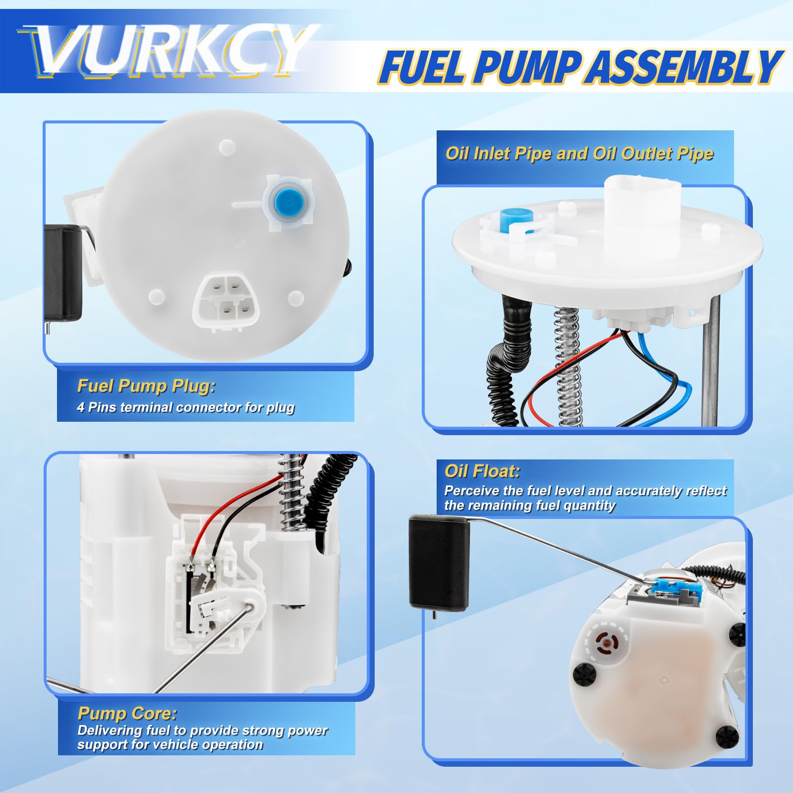 Vurkcy electrical connector detail, ensures secure electrical connection benefit