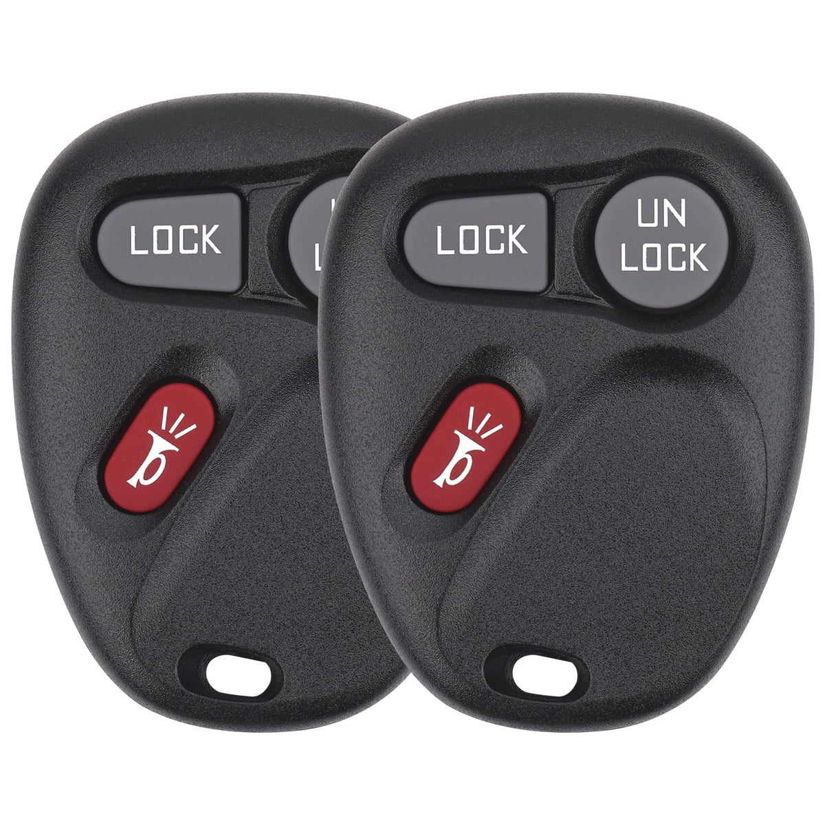 Vurkcy front view of replacement fob showing button layout and easy identification