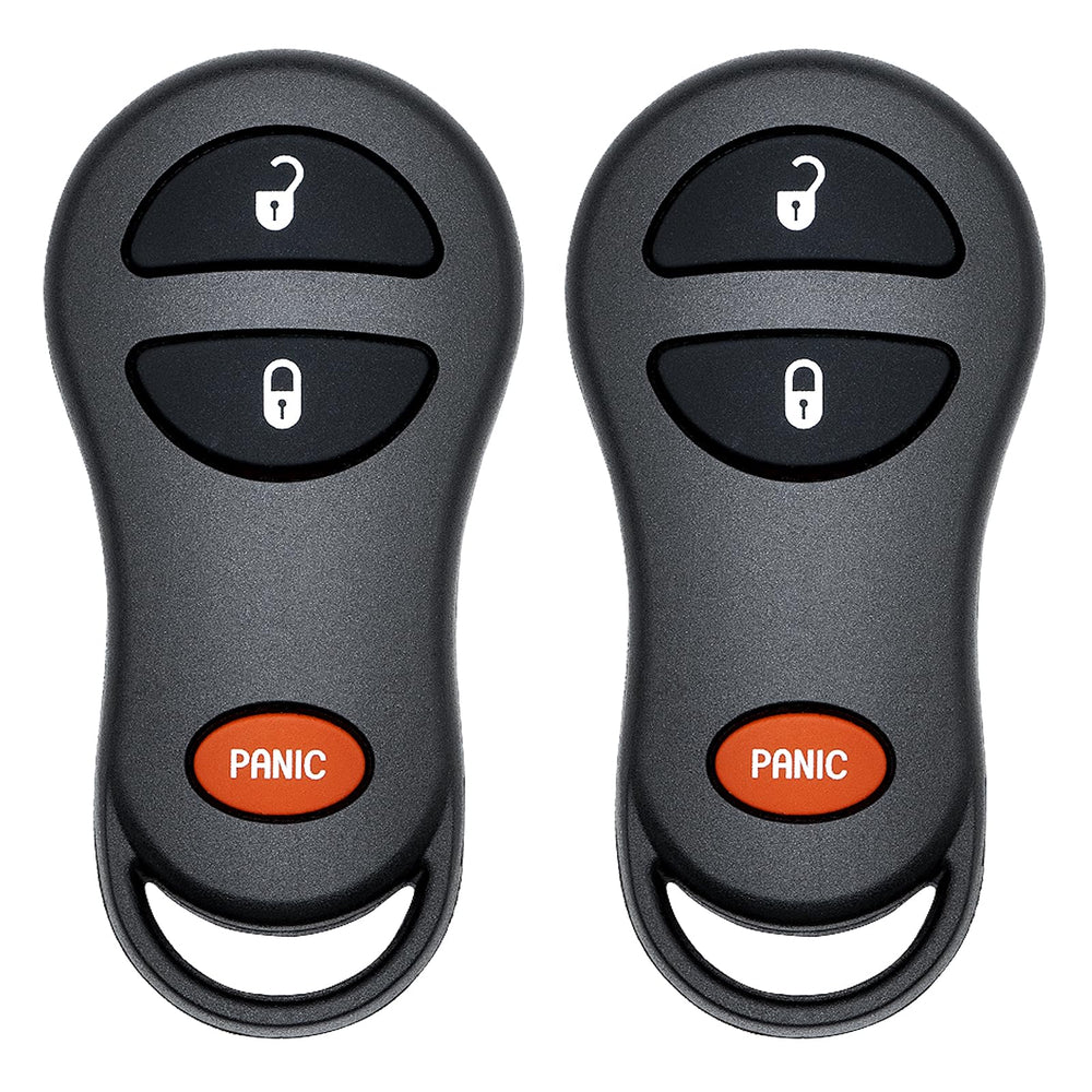 Vurkcy front view of replacement key fob showing buttons and brand, reliable replacement
