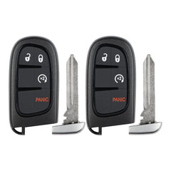 Vurkcy front view showing two replacement fobs and clear factory-style buttons for easy use