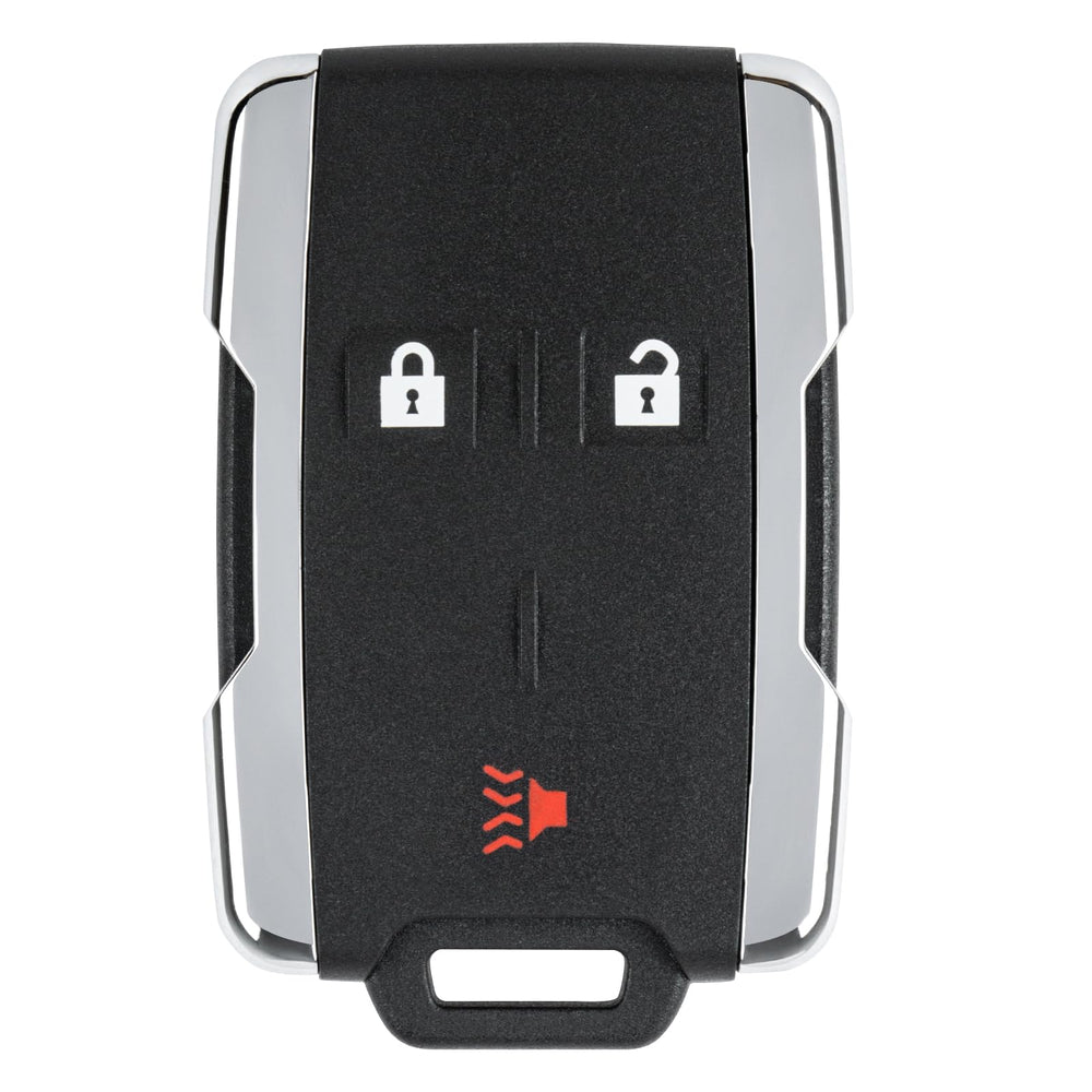 Vurkcy front view key fob showing buttons and durable shell benefit