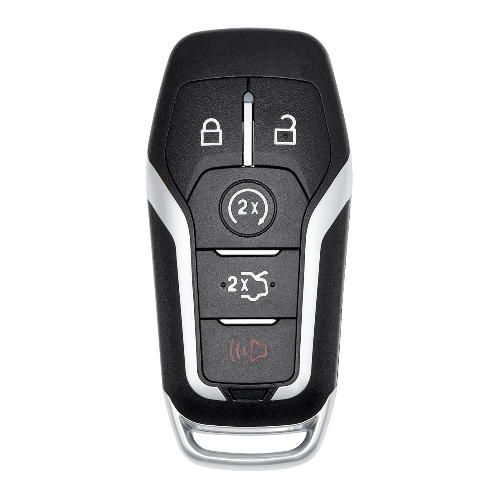 Vurkcy front view key fob showing five buttons and easy usability