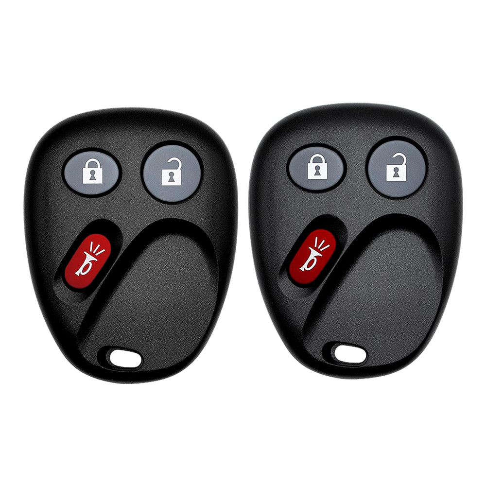 Vurkcy front view of two key fobs showing buttons and quick identification benefit
