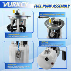 Vurkcy internal filter and sock demonstrating cleaner fuel intake benefit