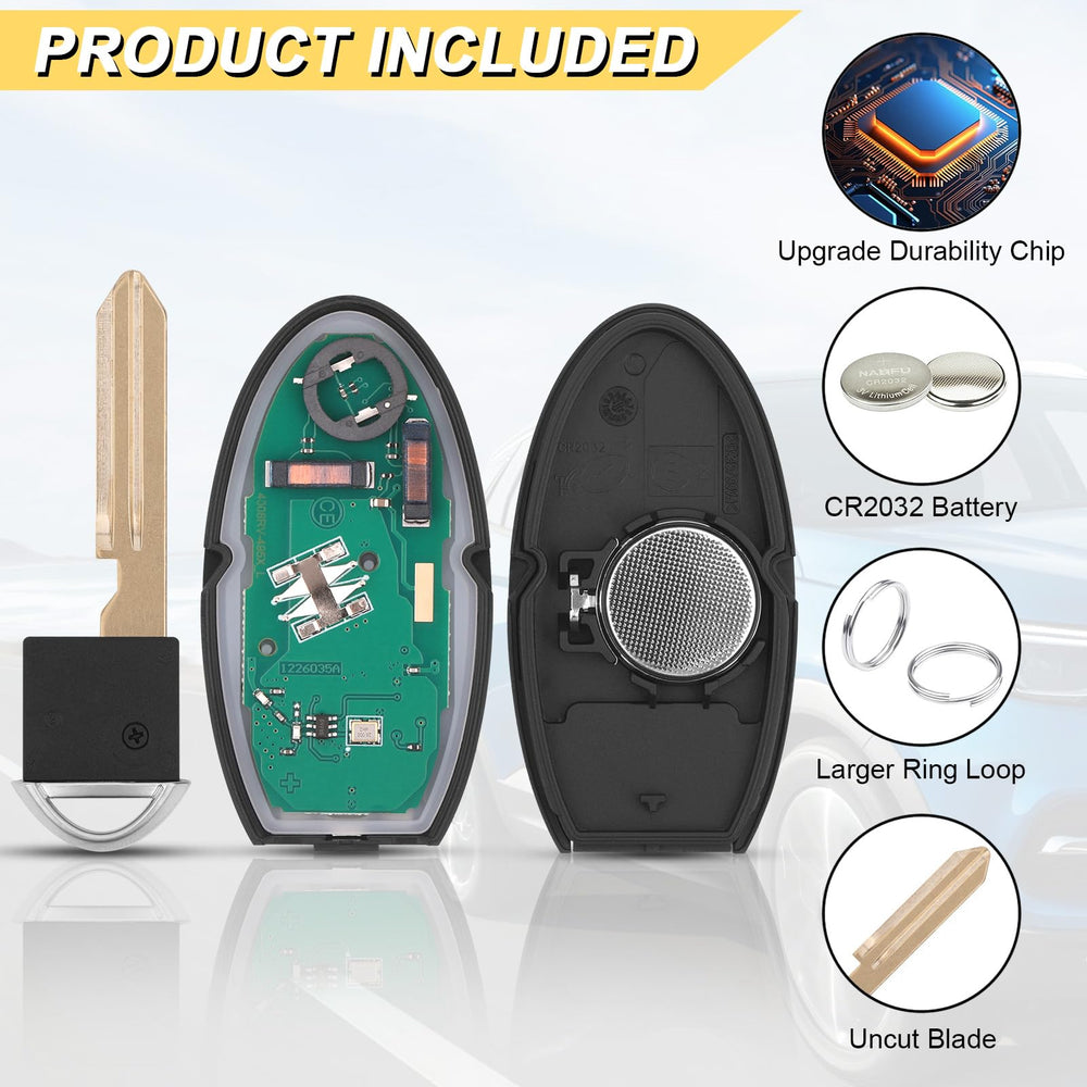 Vurkcy battery preinstalled inside fob for immediate readiness after professional programming