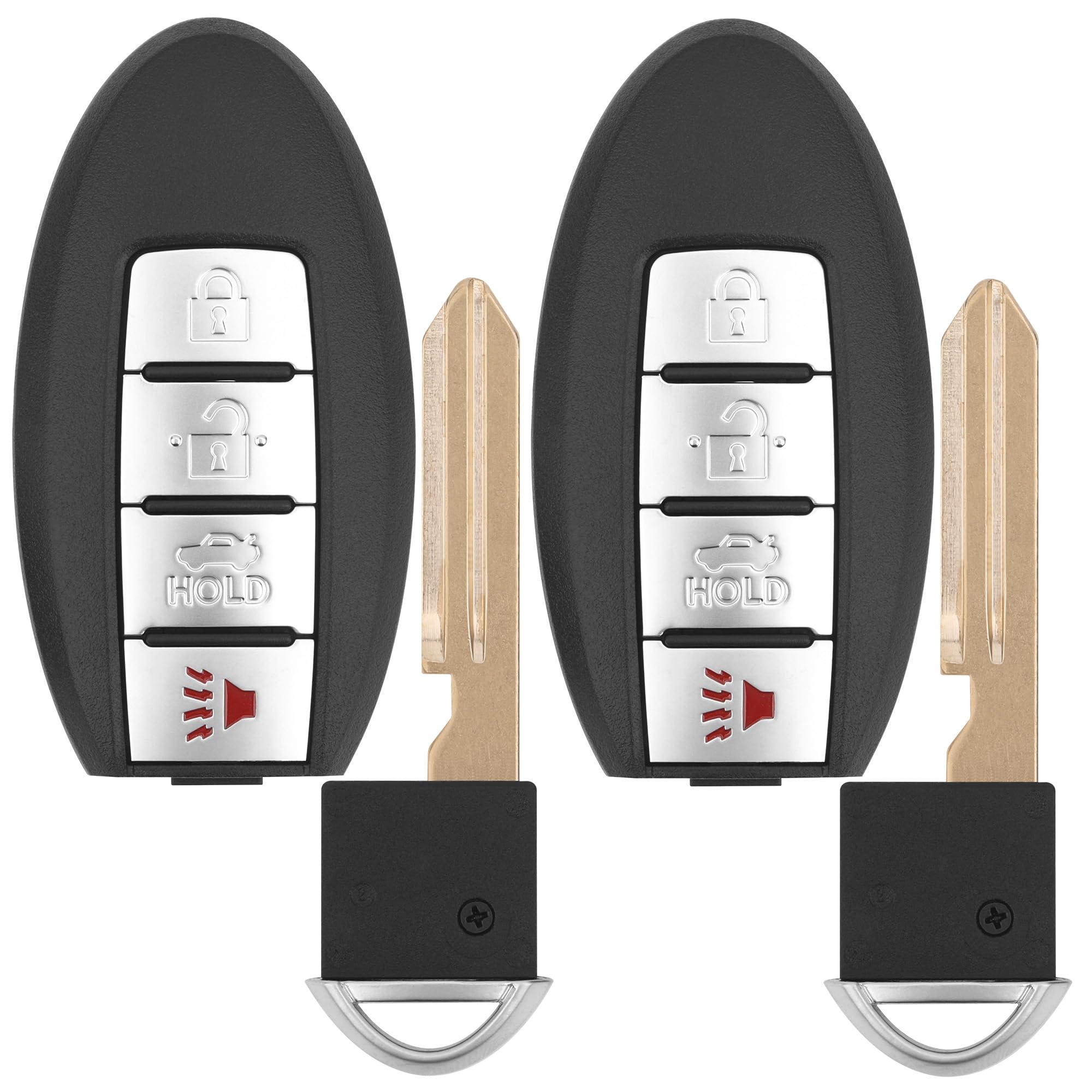 Vurkcy front view of key fob showing buttons and matching factory look for easy replacement