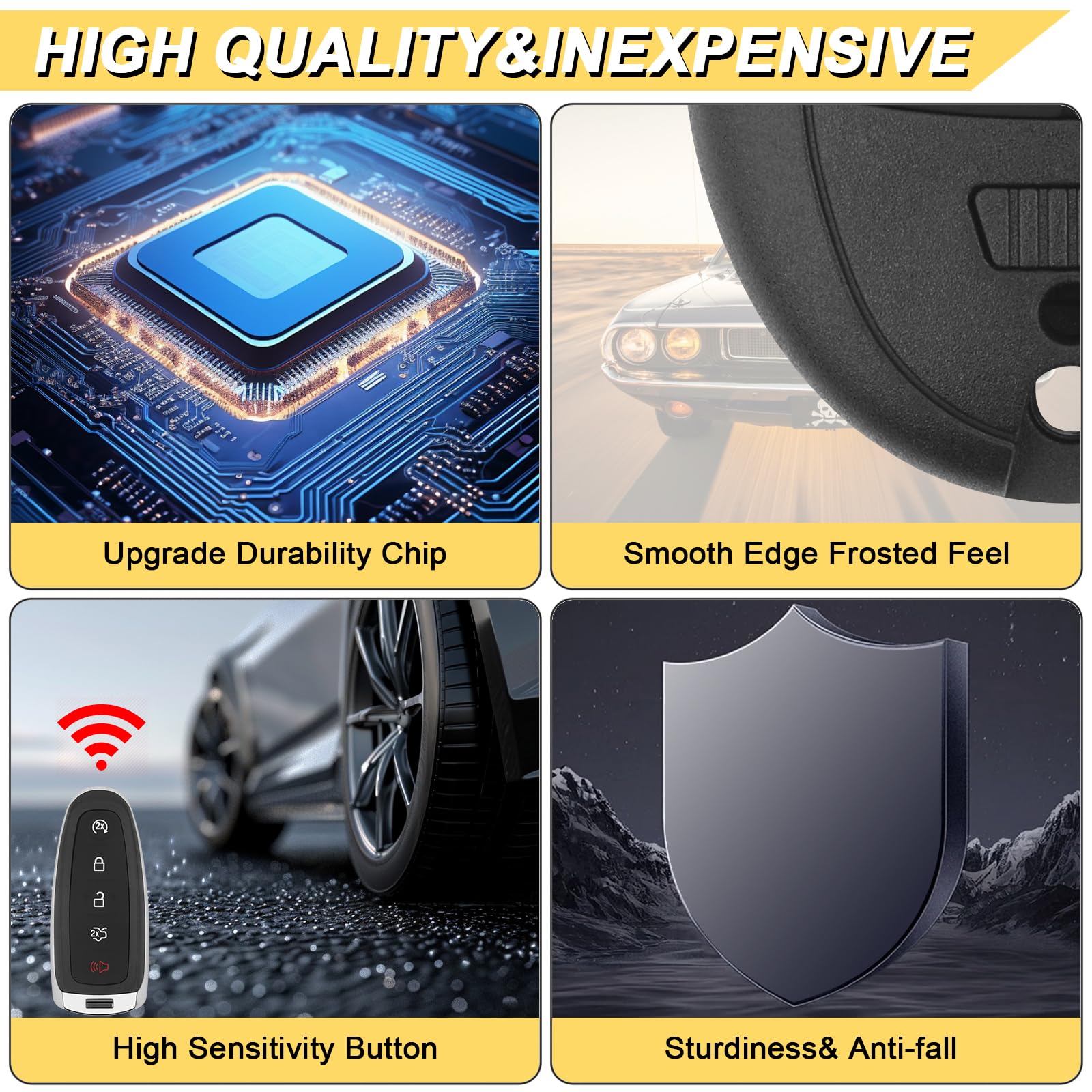 Vurkcy retail packaging with two fobs included for immediate replacement